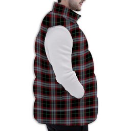 ScotsTee Shop Scottish Lindsay Hunting Ancient Premium Tartan Puffer Vest Winter White Duck Down Vest Sleeveless