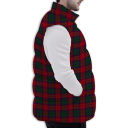 ScotsTee Shop Scottish MacNab 1950 Trade Version Premium Tartan Puffer Vest Winter White Duck Down Vest Sleeveless