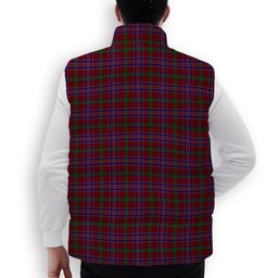 ScotsTee Shop Scottish MacNiven Premium Tartan Puffer Vest Winter White Duck Down Vest Sleeveless