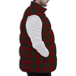 ScotsTee Shop Scottish MacKillop Premium Tartan Puffer Vest Winter White Duck Down Vest Sleeveless