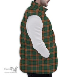 ScotsTee Shop Scottish Pollock Premium Tartan Puffer Vest Winter White Duck Down Vest Sleeveless