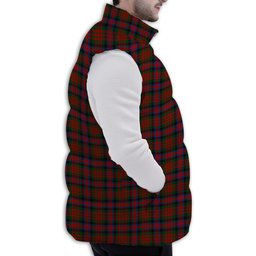 ScotsTee Shop Scottish MacDuff 3 Premium Tartan Puffer Vest Winter White Duck Down Vest Sleeveless