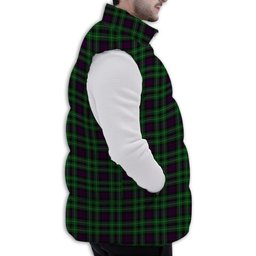 ScotsTee Shop Scottish Wilsons 064 2 Premium Tartan Puffer Vest Winter White Duck Down Vest Sleeveless