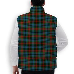 ScotsTee Shop Scottish Langston Premium Tartan Puffer Vest Winter White Duck Down Vest Sleeveless