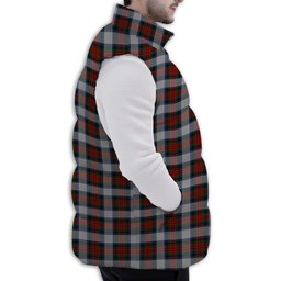ScotsTee Shop Scottish MacDuff Dress 5 Premium Tartan Puffer Vest Winter White Duck Down Vest Sleeveless