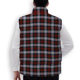 ScotsTee Shop Scottish MacDuff Dress 5 Premium Tartan Puffer Vest Winter White Duck Down Vest Sleeveless