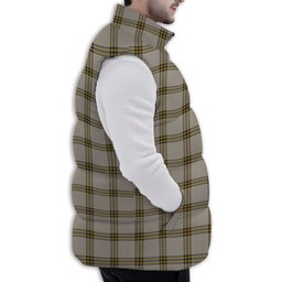 ScotsTee Shop Scottish Young in Australia Premium Tartan Puffer Vest Winter White Duck Down Vest Sleeveless