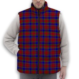 ScotsTee Shop Scottish Mair Premium Tartan Puffer Vest Winter White Duck Down Vest Sleeveless
