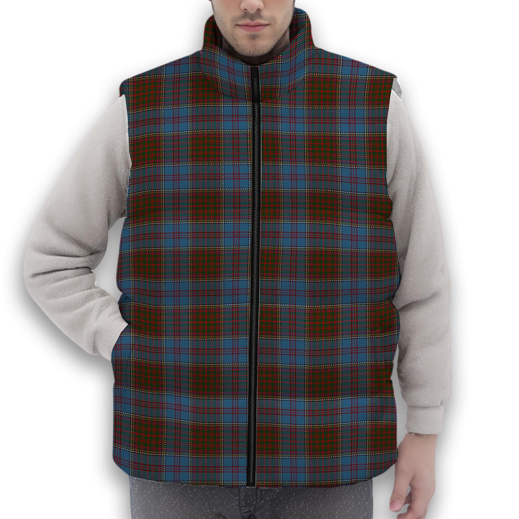 ScotsTee Shop Scottish McGregor Hastie Premium Tartan Puffer Vest Winter White Duck Down Vest Sleeveless