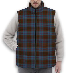 ScotsTee Shop Scottish McGregor Hastie Premium Tartan Puffer Vest Winter White Duck Down Vest Sleeveless