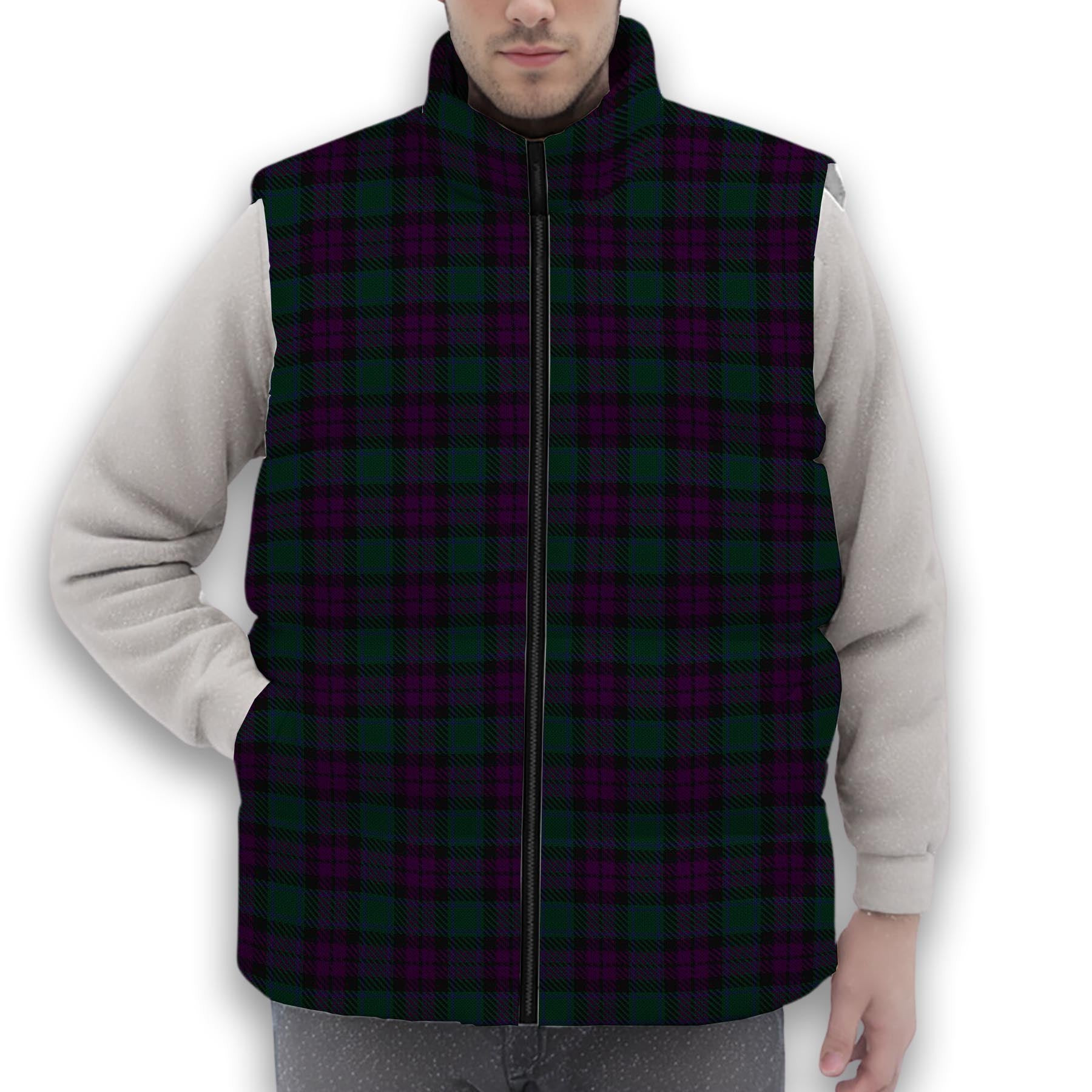 ScotsTee Shop Scottish MacArthur of Milton Hunting Premium Tartan Puffer Vest Winter White Duck Down Vest Sleeveless