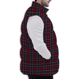ScotsTee Shop Scottish MacTavish 2 Premium Tartan Puffer Vest Winter White Duck Down Vest Sleeveless