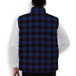 ScotsTee Shop Scottish Hume Vestiarium Scoticum Premium Tartan Puffer Vest Winter White Duck Down Vest Sleeveless
