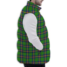 ScotsTee Shop Scottish New Mexico Premium Tartan Puffer Vest Winter White Duck Down Vest Sleeveless