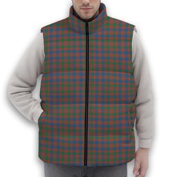 ScotsTee Shop Scottish MacIntyre Ancient Premium Tartan Puffer Vest Winter White Duck Down Vest Sleeveless