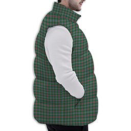 ScotsTee Shop Scottish Spence Fragment Ancient Clan Premium Tartan Puffer Vest Winter White Duck Down Vest Sleeveless
