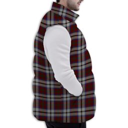 ScotsTee Shop Scottish McCulloch Dress Premium Tartan Puffer Vest Winter White Duck Down Vest Sleeveless