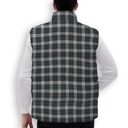 ScotsTee Shop Scottish Pritchard Premium Tartan Puffer Vest Winter White Duck Down Vest Sleeveless