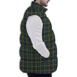 ScotsTee Shop Scottish McClellan Ancient Premium Tartan Puffer Vest Winter White Duck Down Vest Sleeveless