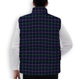 ScotsTee Shop Scottish Marion Premium Tartan Puffer Vest Winter White Duck Down Vest Sleeveless
