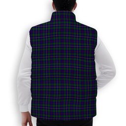 ScotsTee Shop Scottish MacCainsh Premium Tartan Puffer Vest Winter White Duck Down Vest Sleeveless