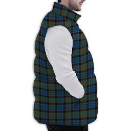 ScotsTee Shop Scottish MacNicol Hunting Premium Tartan Puffer Vest Winter White Duck Down Vest Sleeveless