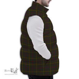 ScotsTee Shop Scottish Hall 1994 Premium Tartan Puffer Vest Winter White Duck Down Vest Sleeveless