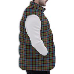 ScotsTee Shop Scottish Norvel Premium Tartan Puffer Vest Winter White Duck Down Vest Sleeveless