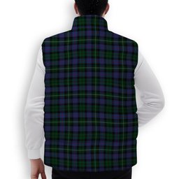 ScotsTee Shop Scottish Urquhart Brydone Premium Tartan Puffer Vest Winter White Duck Down Vest Sleeveless
