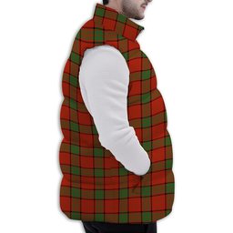 ScotsTee Shop Scottish Maxwell Ancient Premium Tartan Puffer Vest Winter White Duck Down Vest Sleeveless