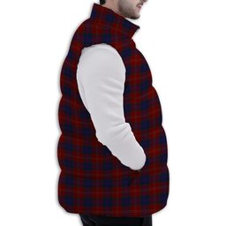 ScotsTee Shop Scottish MacEdward MacGregor Hastie Premium Tartan Puffer Vest Winter White Duck Down Vest Sleeveless