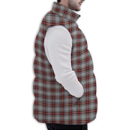 ScotsTee Shop Scottish Seller Reproduction Dress Premium Tartan Puffer Vest Winter White Duck Down Vest Sleeveless