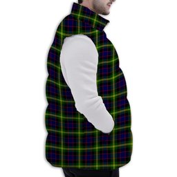 ScotsTee Shop Scottish Watson Modern Premium Tartan Puffer Vest Winter White Duck Down Vest Sleeveless