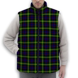 ScotsTee Shop Scottish Watson Modern Premium Tartan Puffer Vest Winter White Duck Down Vest Sleeveless