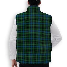 ScotsTee Shop Scottish O'Donohue Premium Tartan Puffer Vest Winter White Duck Down Vest Sleeveless