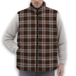 ScotsTee Shop Scottish MacDuff Dress 3 Premium Tartan Puffer Vest Winter White Duck Down Vest Sleeveless