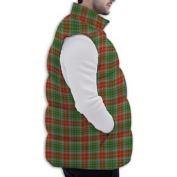 ScotsTee Shop Scottish Muirhead Ancient Premium Tartan Puffer Vest Winter White Duck Down Vest Sleeveless
