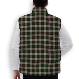 ScotsTee Shop Scottish MacKinnon Dress Premium Tartan Puffer Vest Winter White Duck Down Vest Sleeveless