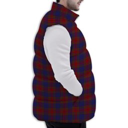 ScotsTee Shop Scottish Leslie J Cant Premium Tartan Puffer Vest Winter White Duck Down Vest Sleeveless