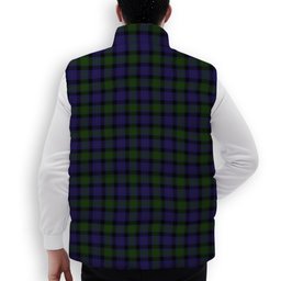 ScotsTee Shop Scottish MacTaggart Premium Tartan Puffer Vest Winter White Duck Down Vest Sleeveless