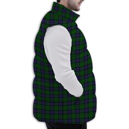 ScotsTee Shop Scottish Sinclair Hunting VS Premium Tartan Puffer Vest Winter White Duck Down Vest Sleeveless