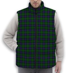 ScotsTee Shop Scottish Sinclair Hunting VS Premium Tartan Puffer Vest Winter White Duck Down Vest Sleeveless