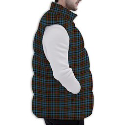 ScotsTee Shop Scottish Souter Premium Tartan Puffer Vest Winter White Duck Down Vest Sleeveless