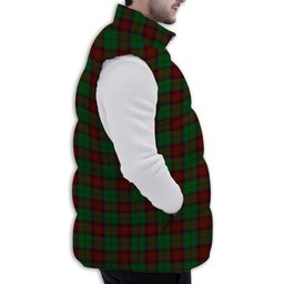 ScotsTee Shop Scottish McInery Premium Tartan Puffer Vest Winter White Duck Down Vest Sleeveless