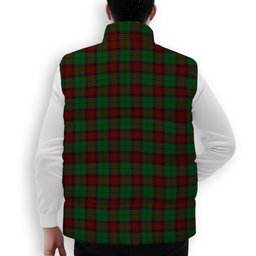 ScotsTee Shop Scottish McInery Premium Tartan Puffer Vest Winter White Duck Down Vest Sleeveless