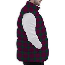 ScotsTee Shop Scottish McGlynn Premium Tartan Puffer Vest Winter White Duck Down Vest Sleeveless