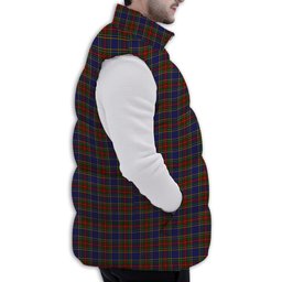 ScotsTee Shop Scottish MacBeth Premium Tartan Puffer Vest Winter White Duck Down Vest Sleeveless