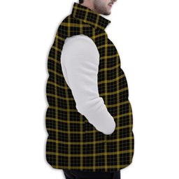 ScotsTee Shop Scottish Raeburn Premium Tartan Puffer Vest Winter White Duck Down Vest Sleeveless