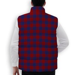 ScotsTee Shop Scottish Robinson Dress Pendleton 1 Premium Tartan Puffer Vest Winter White Duck Down Vest Sleeveless