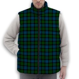 ScotsTee Shop Scottish McKie Premium Tartan Puffer Vest Winter White Duck Down Vest Sleeveless